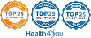 Voted Among Most Popular 25 in Health4You